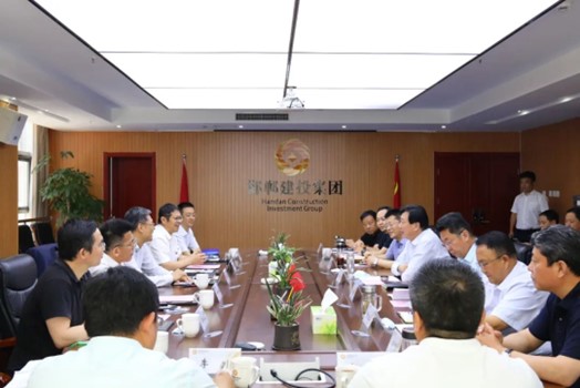 中石油天然氣銷售河北公司黨委書記、執(zhí)行董事徐文滿一行到邯鄲建投集團調研指導工作